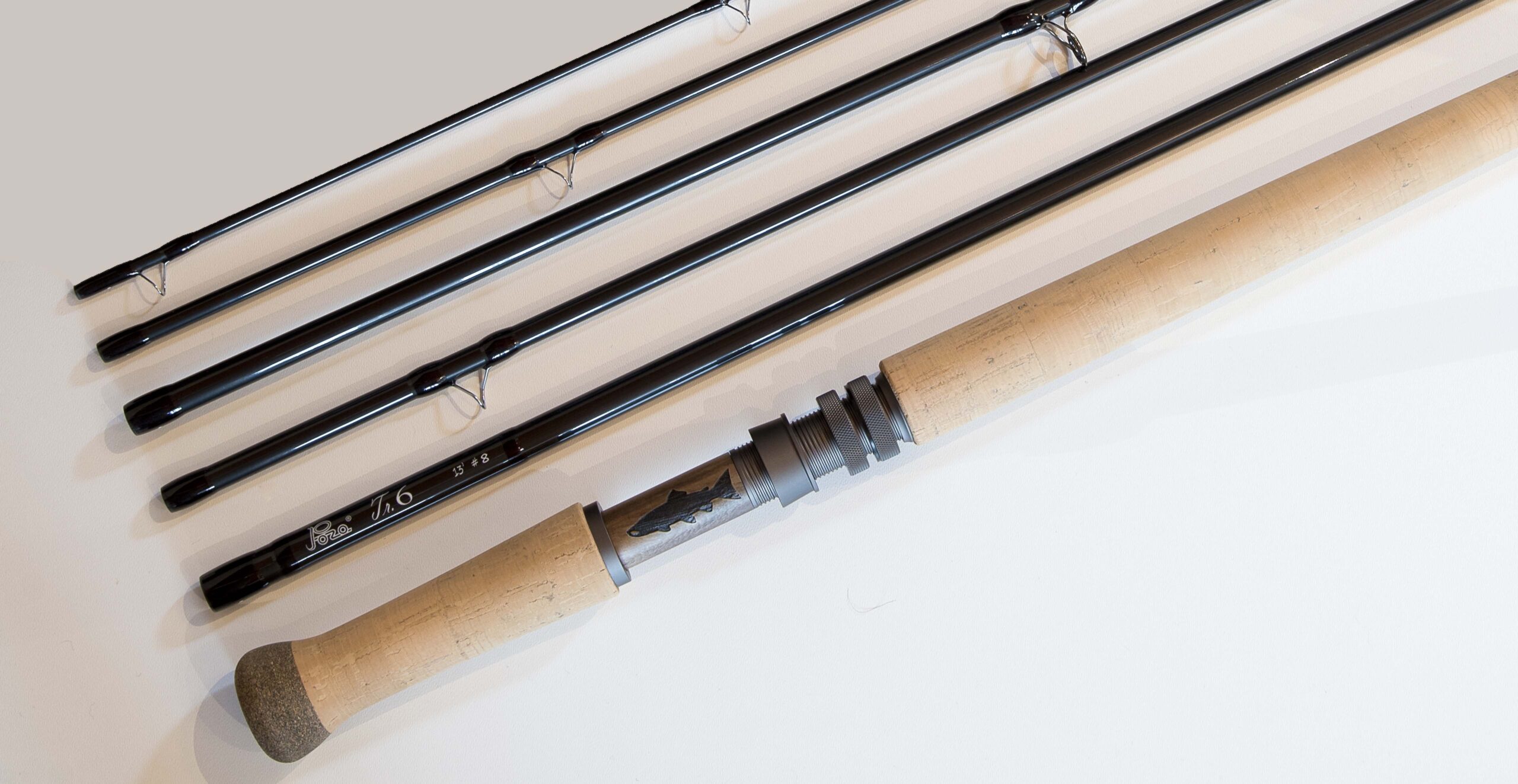 Pozò cannes à deux mains 13'0″ #8 & 14'0″ #9 TR6 – Image 4